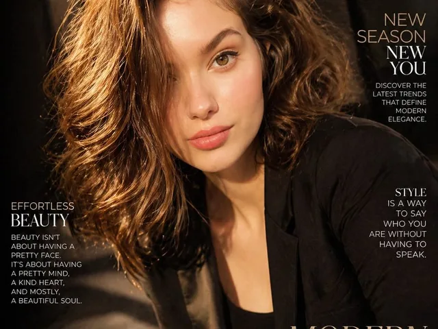 Vogue Style Fashion Magazine Cover preview image 1