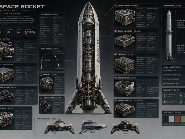 先进技术太空火箭海报 preview image 1