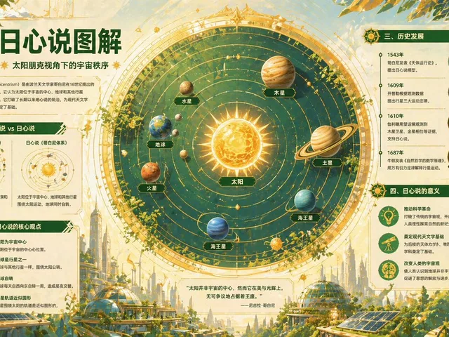 Heliocentric Theory Infographic Poster preview image 1
