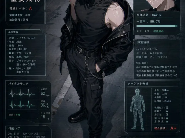 Cyberpunk Character Status Screen preview image 1