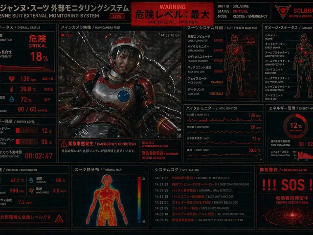 Critical Rescue Suit Monitoring HUD preview image 1