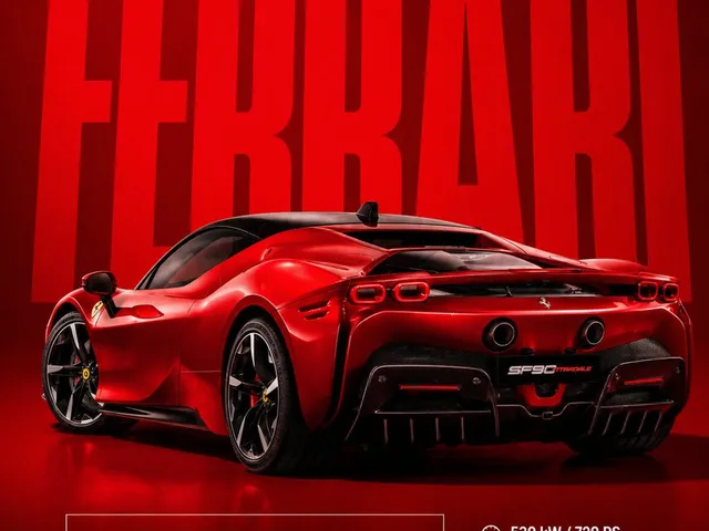 Premium Ferrari Advertisement Poster preview image 1