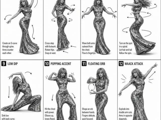 Instructional dance poster prompt preview image 1
