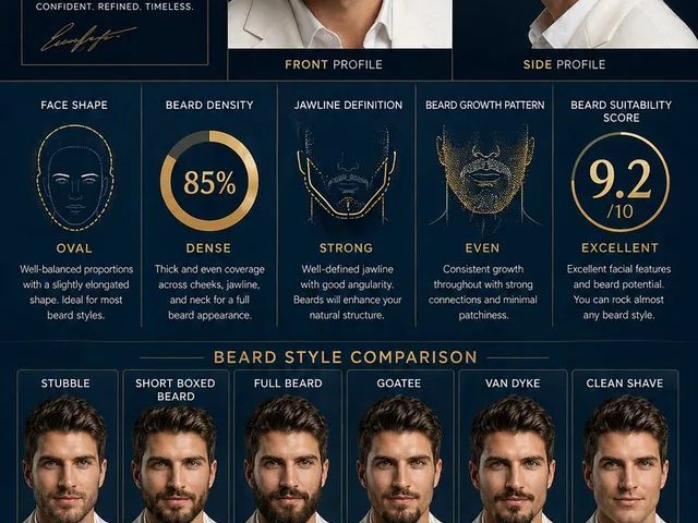 Beard Style Analysis Poster preview image 1