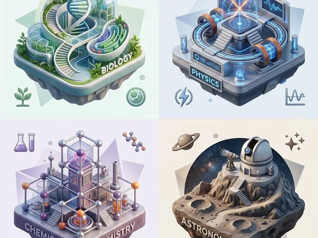 Isometric Science Concept Diorama Grid preview image 1