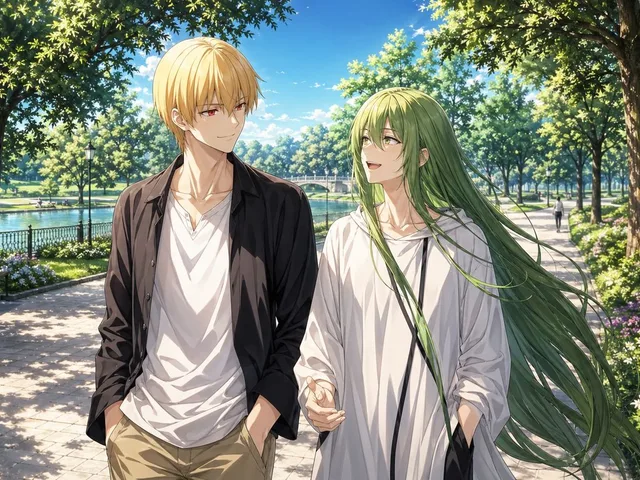 Anime Park Date Illustration preview image 1