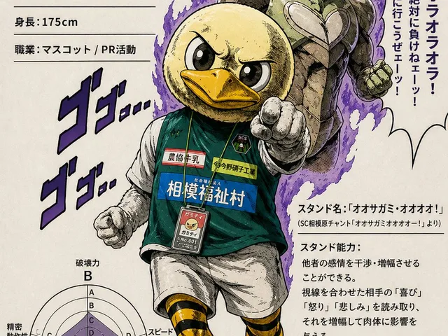 JoJo-Style Duck Mascot Stand Profile preview image 1