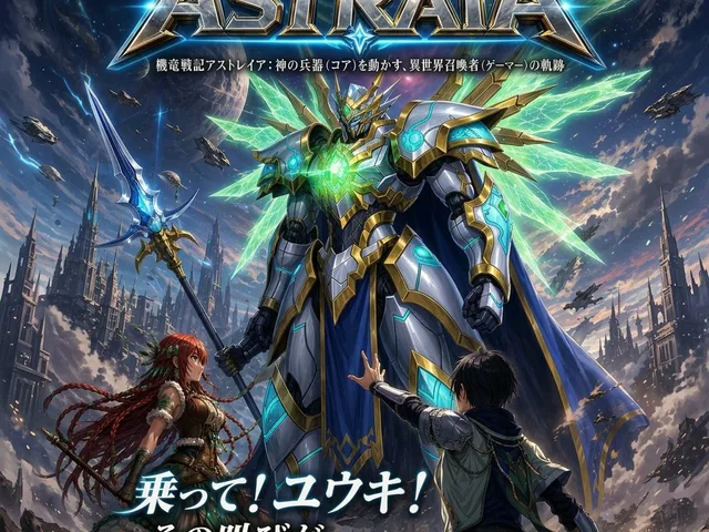 Epic Fantasy Mecha Light Novel Cover preview image 1