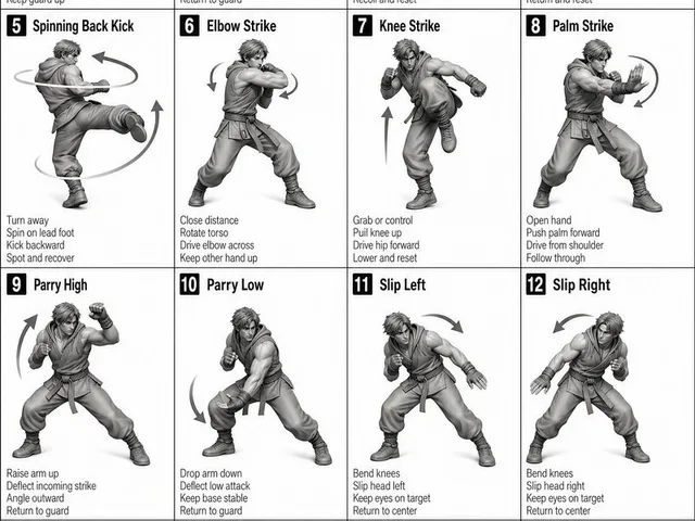 Instructional Martial Arts Movement Sheet preview image 1