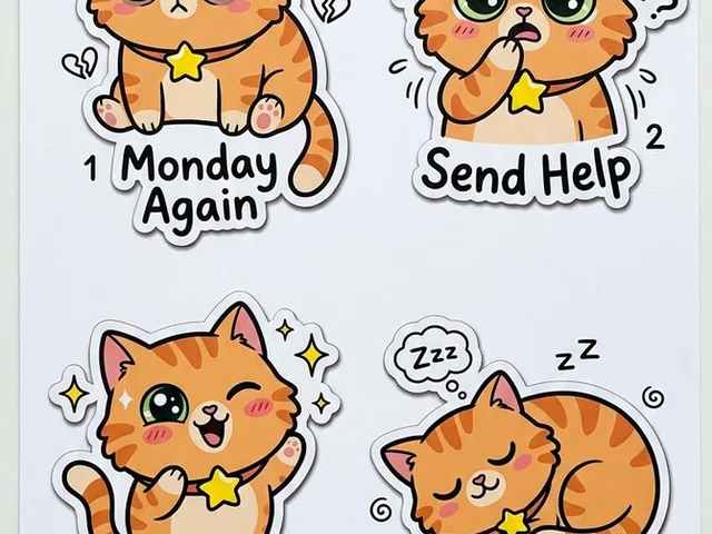 Cartoon Sticker Sheet Generator preview image 1