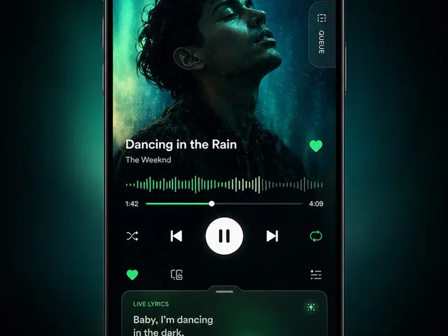 Immersive Music Player UI Poster preview image 1
