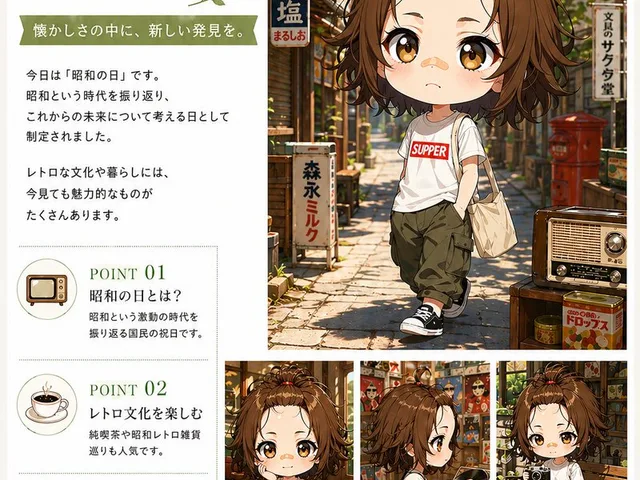 昭和日复古社论海报 preview image 1