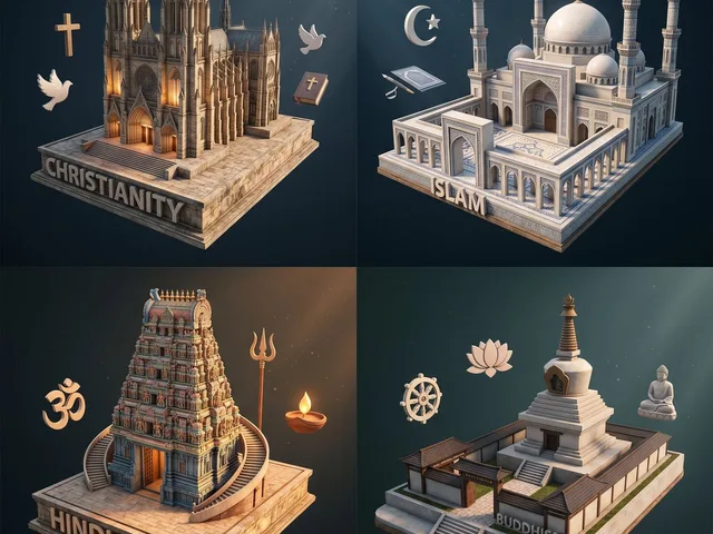 Isometric Religion Architecture Grid preview image 1