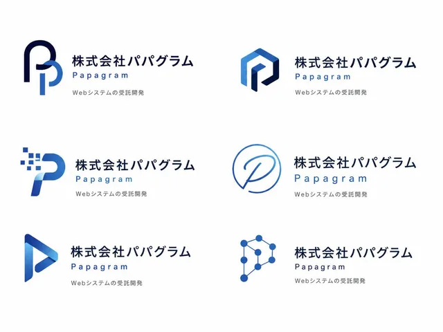 现代企业Logo概念网格 preview image 1