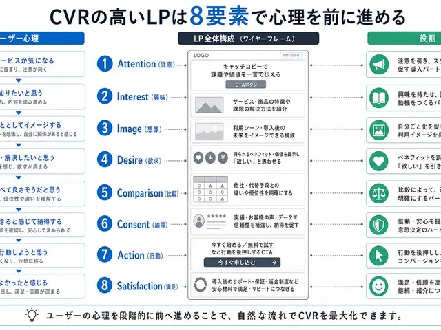 Japanese LP Psychology 8-Step Infographic preview image 1