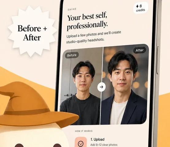 AI Headshot App Store Promo Poster preview image 1