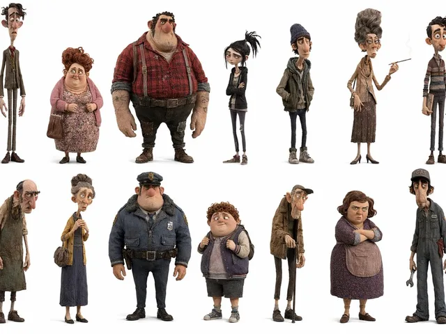 Whimsical Animated Townsfolk Lineup preview image 1