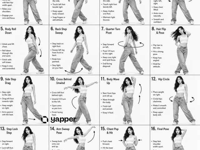 K-Pop Choreography Instruction Sheet preview image 1
