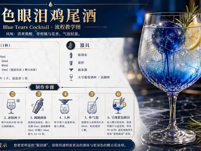 Cocktail Recipe Tutorial and Concept Poster preview image 1