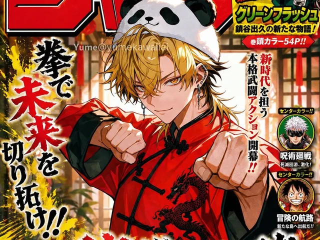Shonen Manga Magazine Cover preview image 1