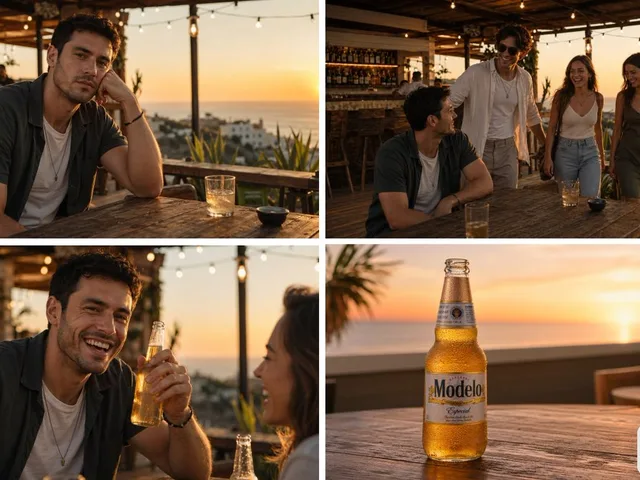 Sunset Beer Ad Storyboard preview image 1