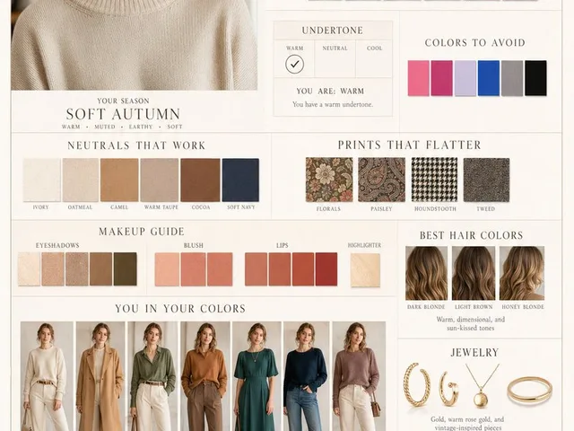 Luxury Fashion Color Analysis Board preview image 1