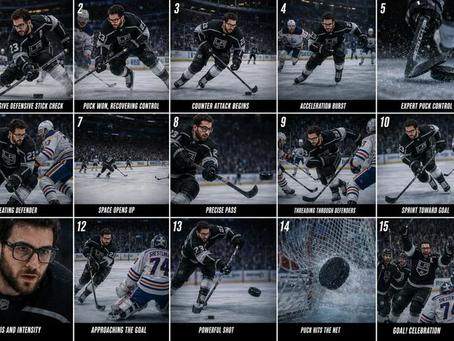 Hockey Game Cinematic Storyboard preview image 1