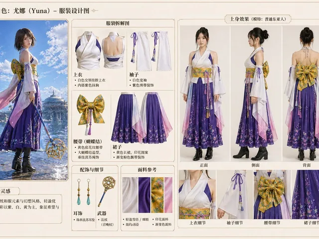 Anime Character Clothing Deconstruction preview image 1
