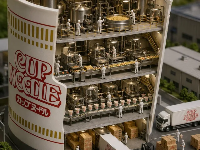 Cup Noodle Factory Cross-Section Diorama preview image 1