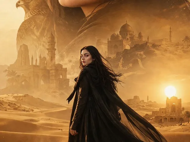 Desert Character Cinematic Poster preview image 1