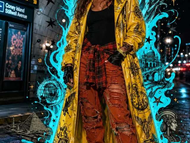 Afrofuturist Streetwear Editorial Portrait preview image 1