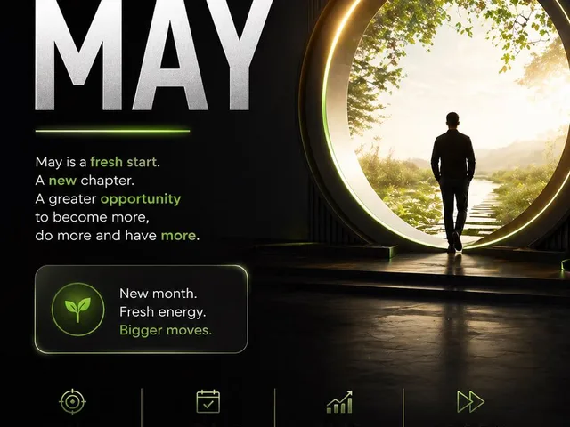 Motivational Welcome to May Poster preview image 1