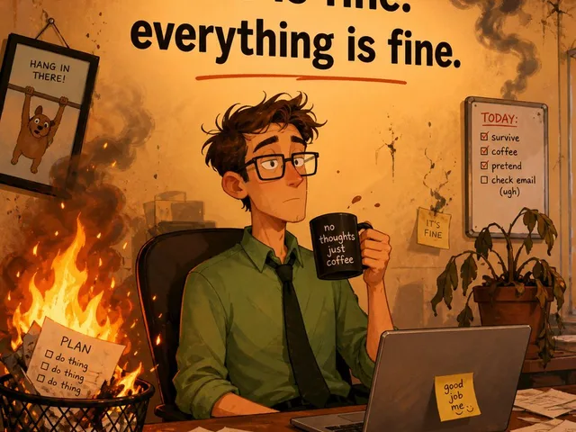This Is Fine Office Meltdown preview image 1