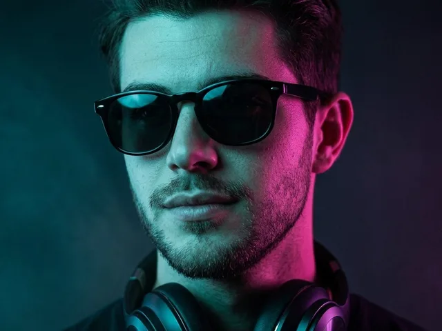 Neon Cyberpunk Portrait preview image 1