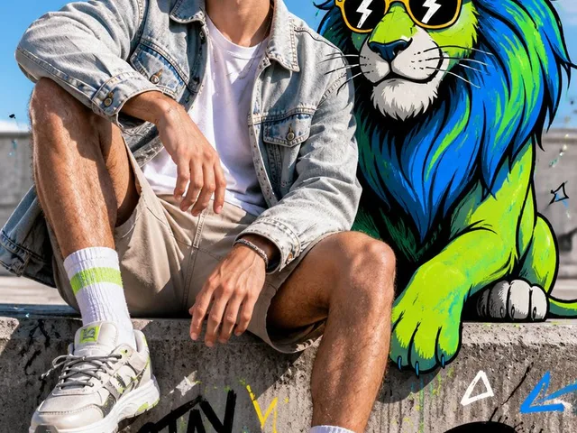 Fashion Editorial with Cartoon Fusion preview image 1