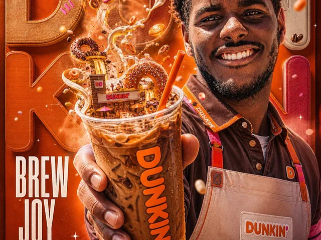 Dunkin Iced Coffee Poster preview image 1