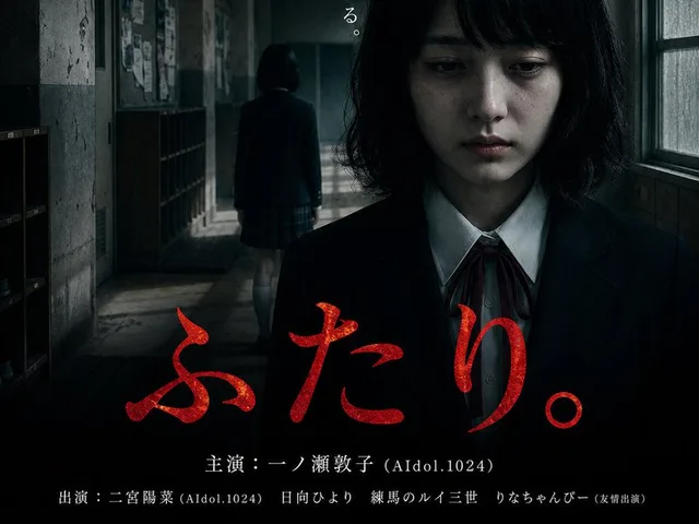 Japanese School Horror Poster preview image 1