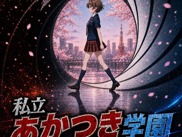Anime Spy School Movie Poster preview image 1