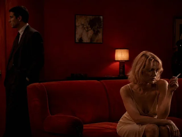 Crimson Noir Lounge Scene preview image 1