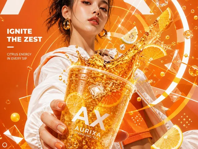 现代饮品商业海报 preview image 1