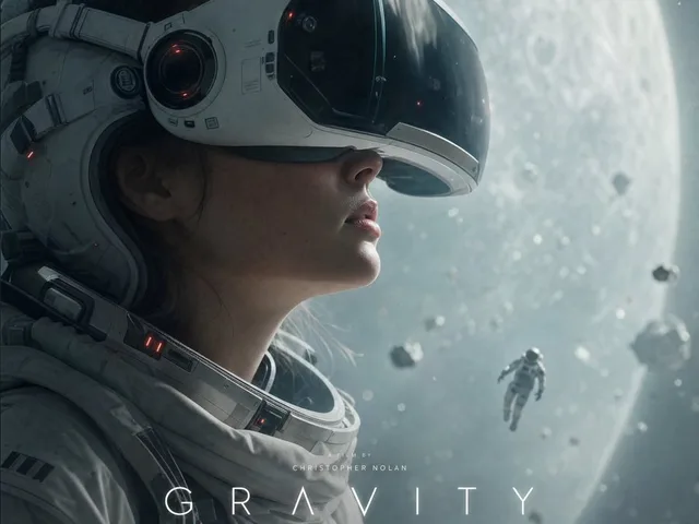 Gravity-Style Space Movie Poster preview image 1
