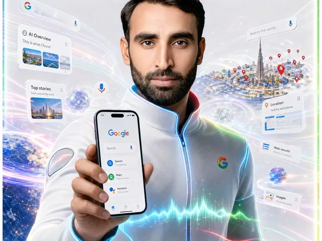 Futuristic Google Search Poster preview image 1