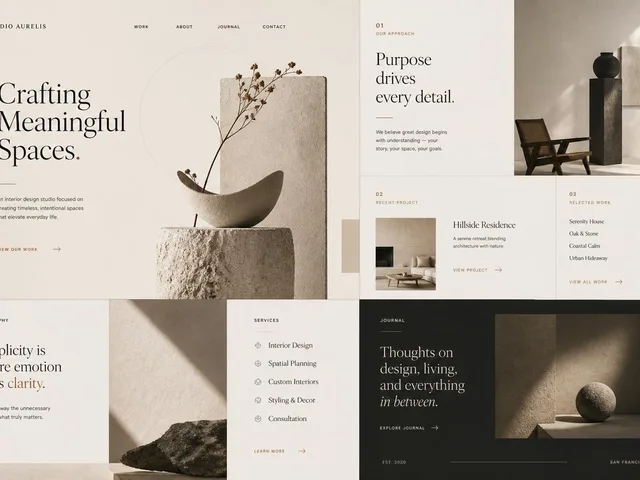 Minimal Interior Studio Website preview image 1