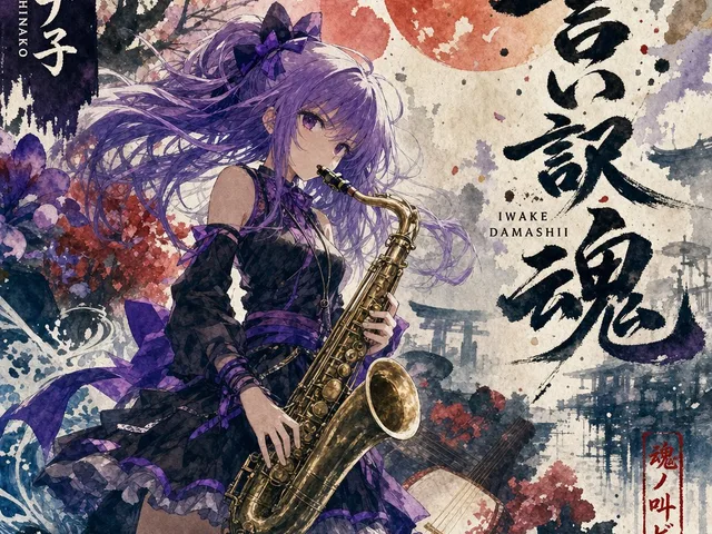 Japanese Rock Saxophone Album Cover preview image 1