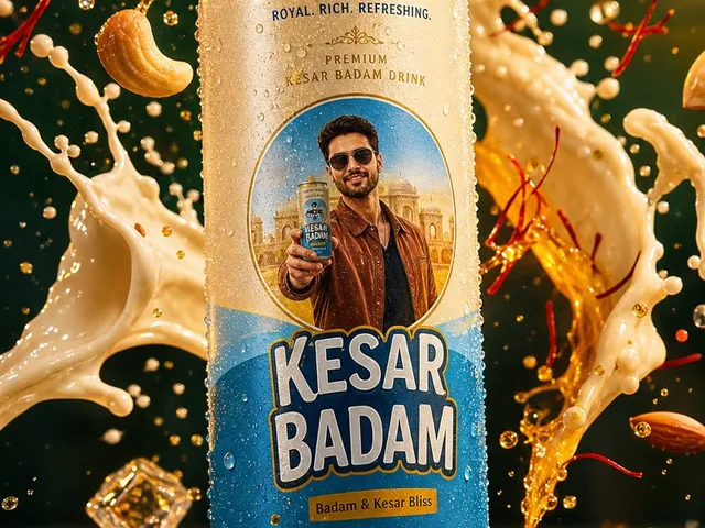 Kesar Badam Beverage Photography preview image 1