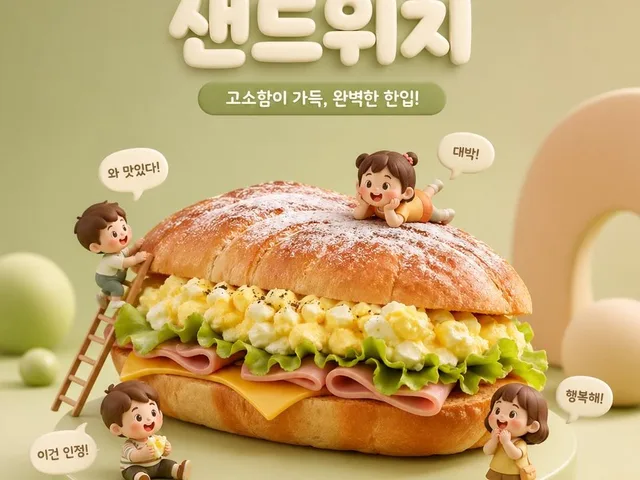 3D Chibi Food Advertisement Scene preview image 1