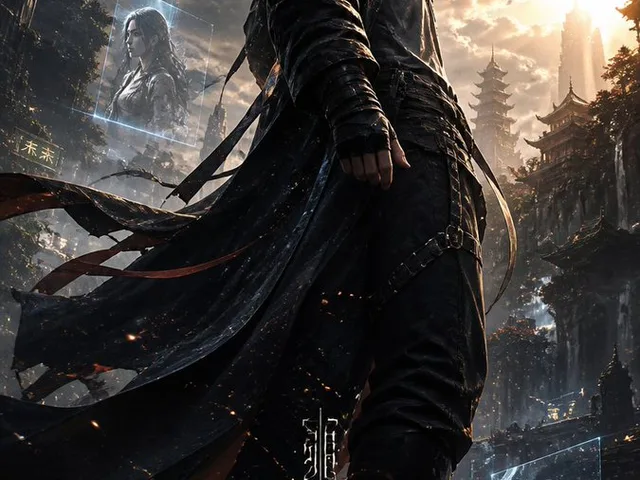 Cinematic Character Poster with Layered Depth preview image 1