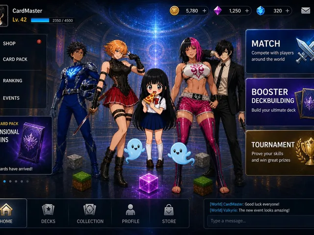 Anime Card Game Lobby UI preview image 1