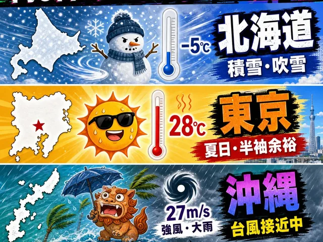 Chaotic Japan Weather Meme preview image 1