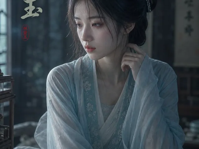Melancholic Lin Daiyu Portrait preview image 1